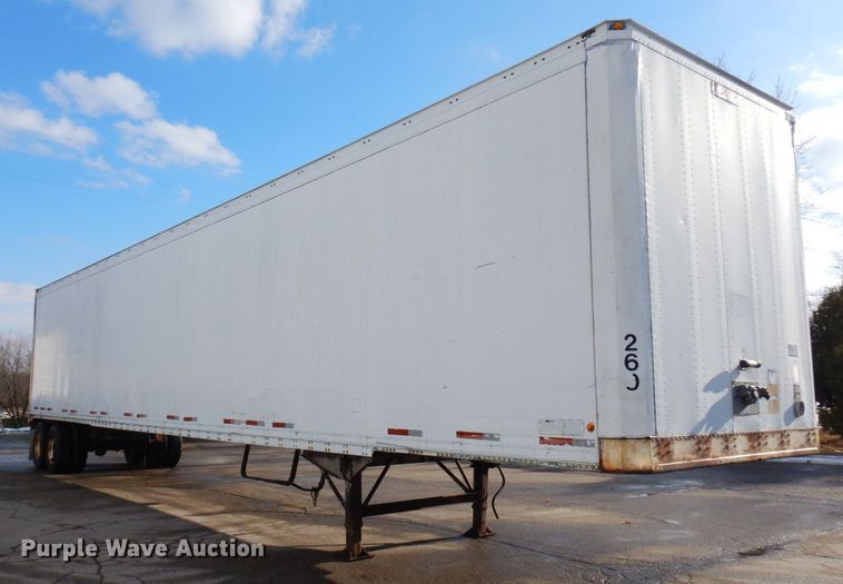 image for item DK2122 1987 Stoughton ASVW-535T-S-C  dry van trailer