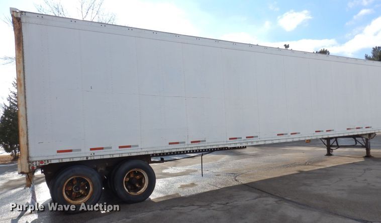 image for item DK2122 1987 Stoughton ASVW-535T-S-C  dry van trailer
