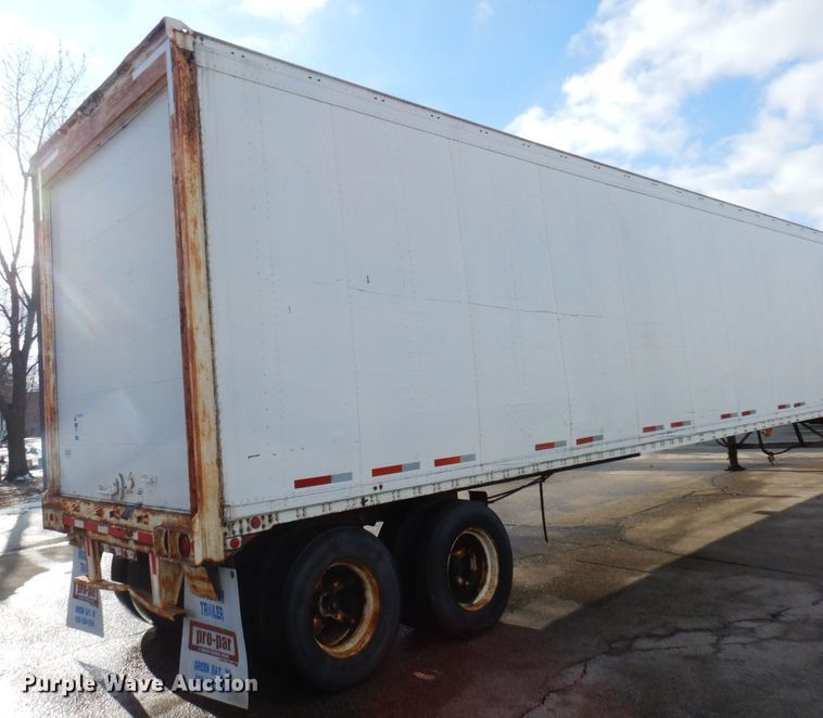 image for item DK2122 1987 Stoughton ASVW-535T-S-C  dry van trailer