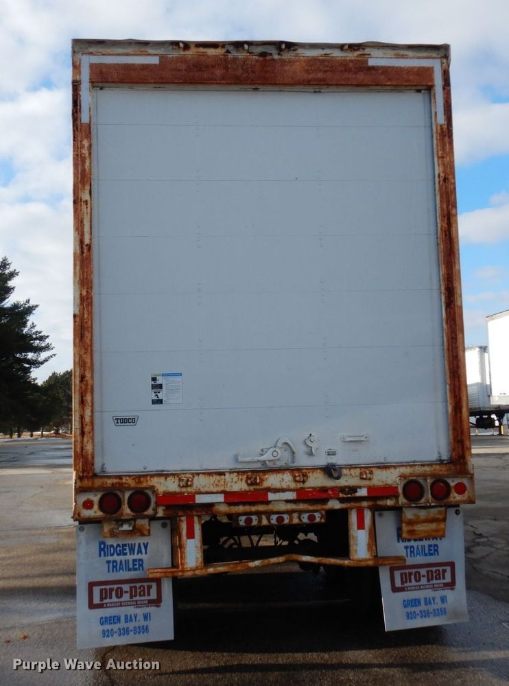 image for item DK2122 1987 Stoughton ASVW-535T-S-C  dry van trailer