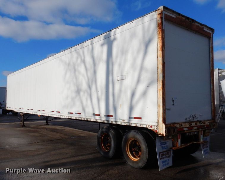 image for item DK2122 1987 Stoughton ASVW-535T-S-C  dry van trailer