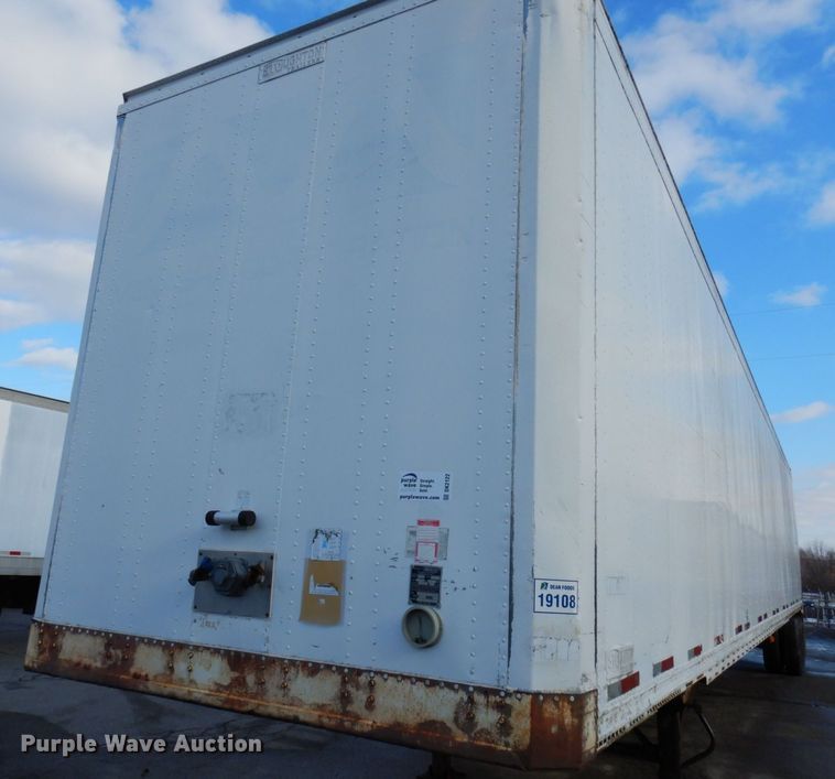 image for item DK2122 1987 Stoughton ASVW-535T-S-C  dry van trailer