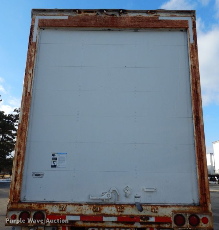 image for item DK2122 1987 Stoughton ASVW-535T-S-C  dry van trailer