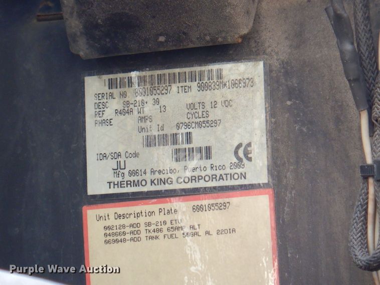 image for item DK2125 2010 Hyundai VR1450022-AS  refrigerated van trailer