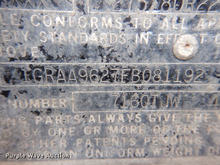 image for item DK2126 1985 Great Dane  dry van trailer