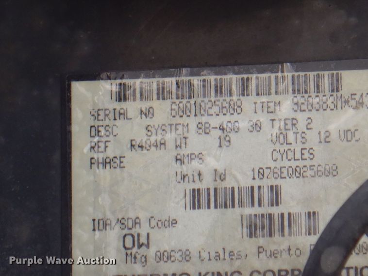 image for item DK2127 2008 Great Dane  refrigerated van trailer