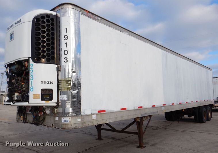 image for item DK2129 1987 Great Dane  refrigerated van trailer