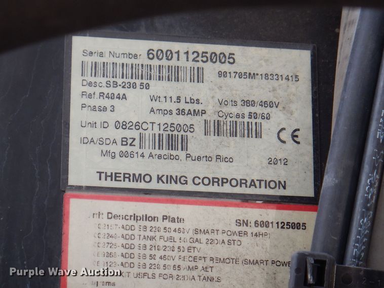 image for item DK2129 1987 Great Dane  refrigerated van trailer