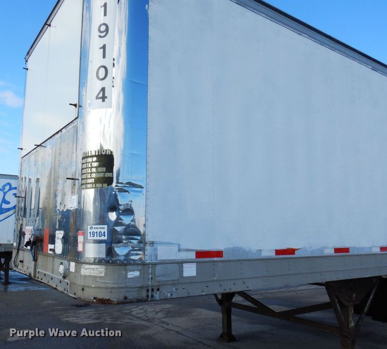 image for item DK2134 1987 Great Dane  refrigerated van trailer