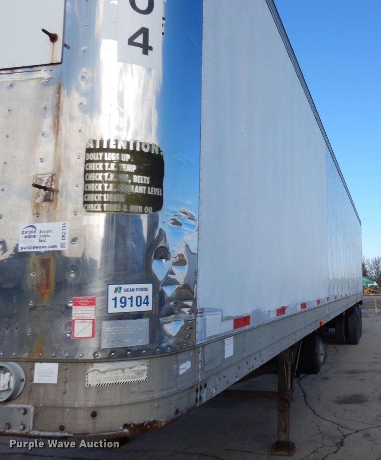 image for item DK2134 1987 Great Dane  refrigerated van trailer