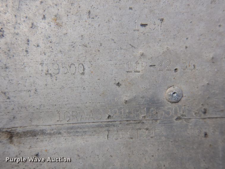 image for item DK2134 1987 Great Dane  refrigerated van trailer