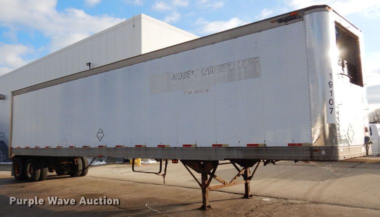 image for item DK2135 1991 Great Dane 7911TJ  refrigerated van trailer