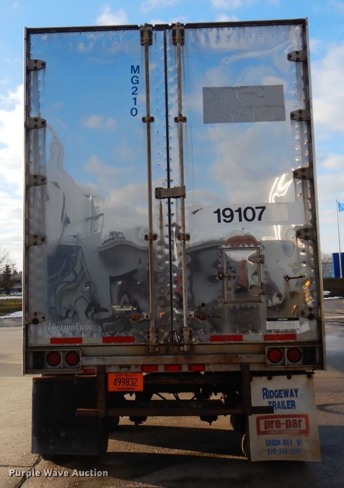 image for item DK2135 1991 Great Dane 7911TJ  refrigerated van trailer