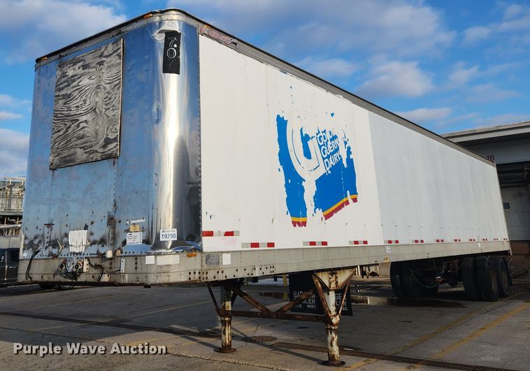 image for item DK2136 1990 Great Dane 701TZ1  refrigerated van trailer