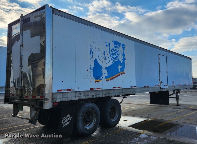 image for item DK2136 1990 Great Dane 701TZ1  refrigerated van trailer