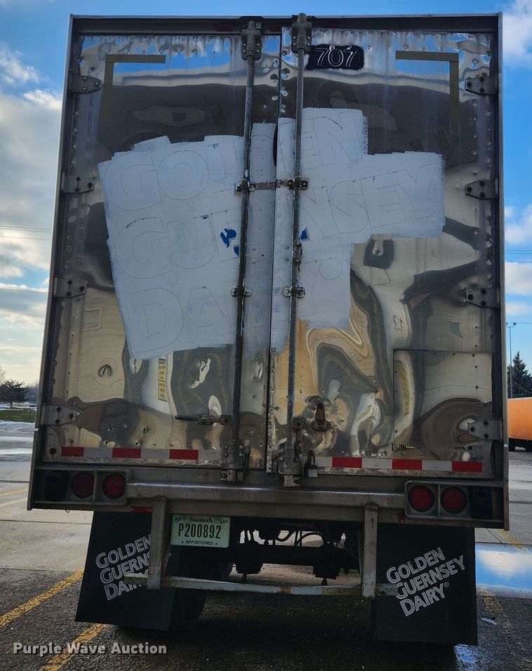 image for item DK2136 1990 Great Dane 701TZ1  refrigerated van trailer