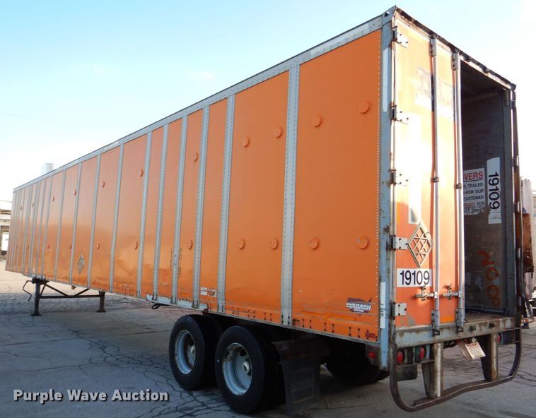 image for item DK2139 1993 Wabash P-102CW  dry van trailer