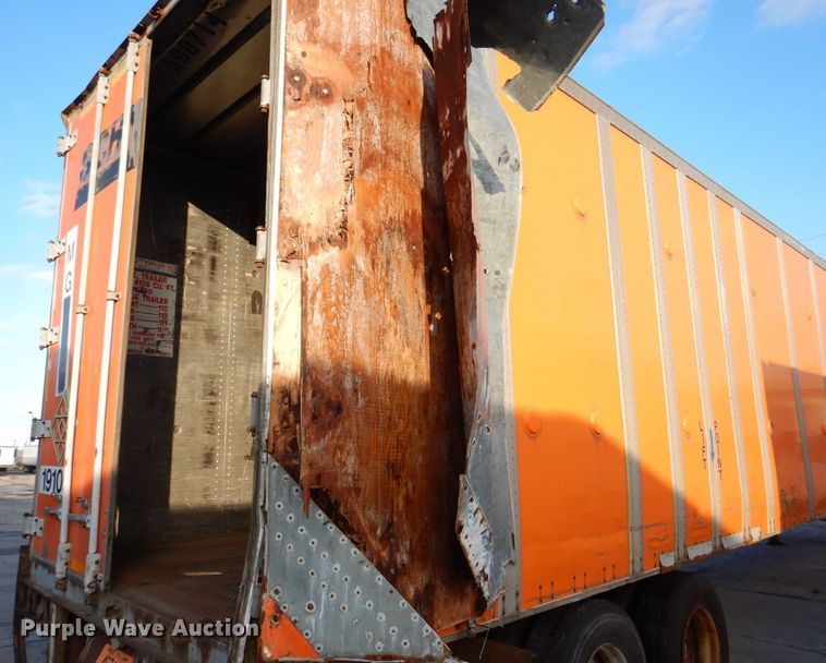 image for item DK2139 1993 Wabash P-102CW  dry van trailer