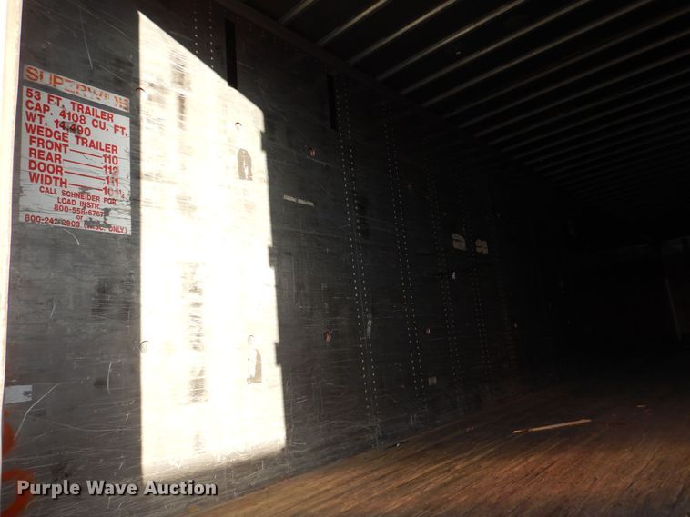 image for item DK2139 1993 Wabash P-102CW  dry van trailer