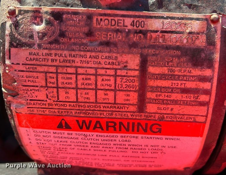 image for item DK7204 2005 International 4300  rollback truck