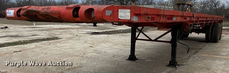 image for item DL7040 1965 American Trailer  flatbed trailer