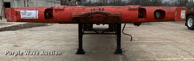 image for item DL7040 1965 American Trailer  flatbed trailer