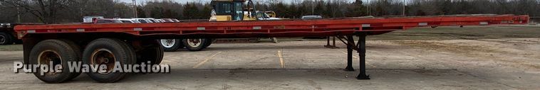 image for item DL7040 1965 American Trailer  flatbed trailer