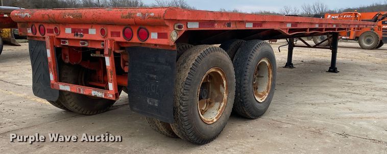 image for item DL7040 1965 American Trailer  flatbed trailer