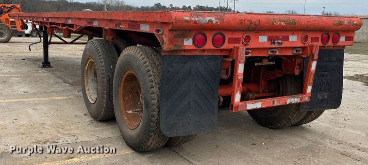 image for item DL7040 1965 American Trailer  flatbed trailer