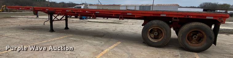 image for item DL7040 1965 American Trailer  flatbed trailer