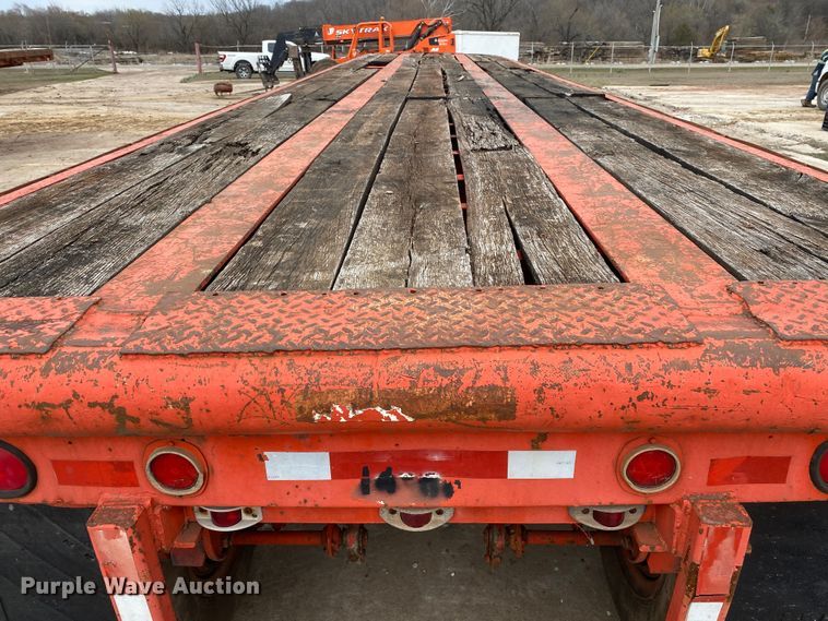 image for item DL7040 1965 American Trailer  flatbed trailer