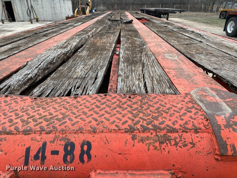 image for item DL7040 1965 American Trailer  flatbed trailer