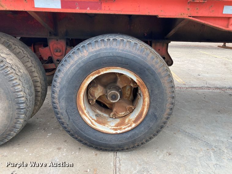 image for item DL7040 1965 American Trailer  flatbed trailer