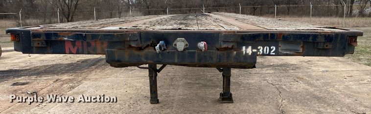 image for item DL7041 1988 Utility  flatbed trailer