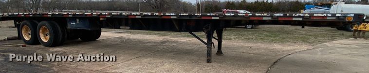 image for item DL7041 1988 Utility  flatbed trailer
