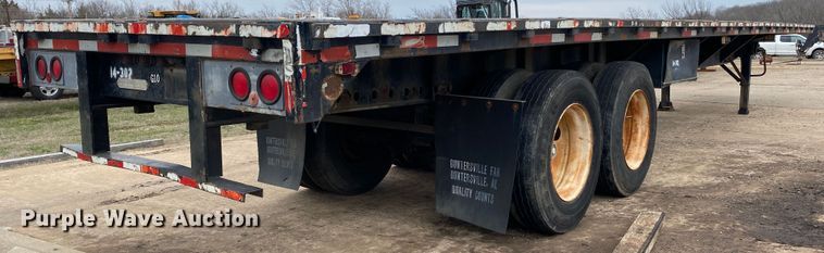 image for item DL7041 1988 Utility  flatbed trailer