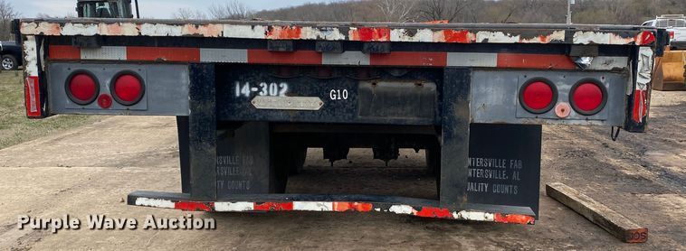 image for item DL7041 1988 Utility  flatbed trailer