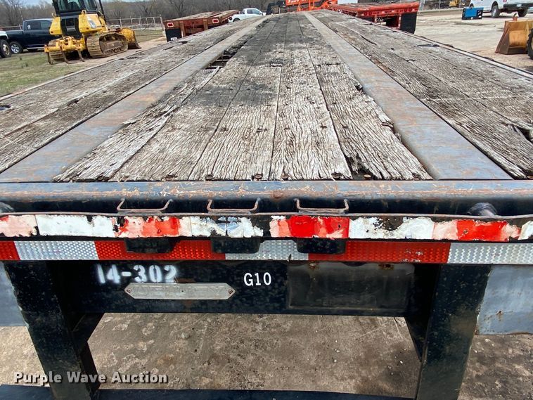 image for item DL7041 1988 Utility  flatbed trailer