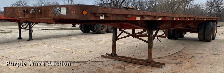 image for item DL7042 1982 Aztec  flatbed trailer
