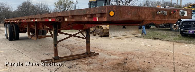 image for item DL7042 1982 Aztec  flatbed trailer