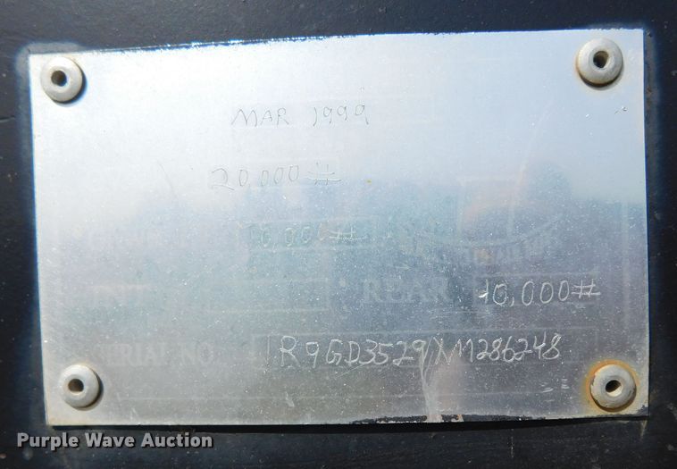 image for item DM2496 1999 Rocking Chair Manufacturing  equipment trailer