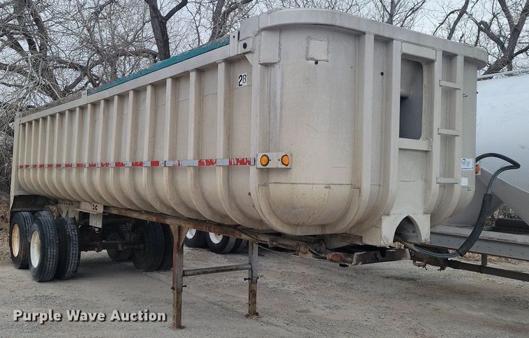 image for item DM2559 1974 Fruehauf  end dump trailer