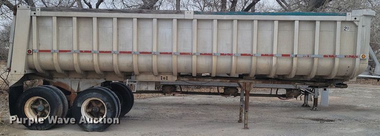 image for item DM2559 1974 Fruehauf  end dump trailer