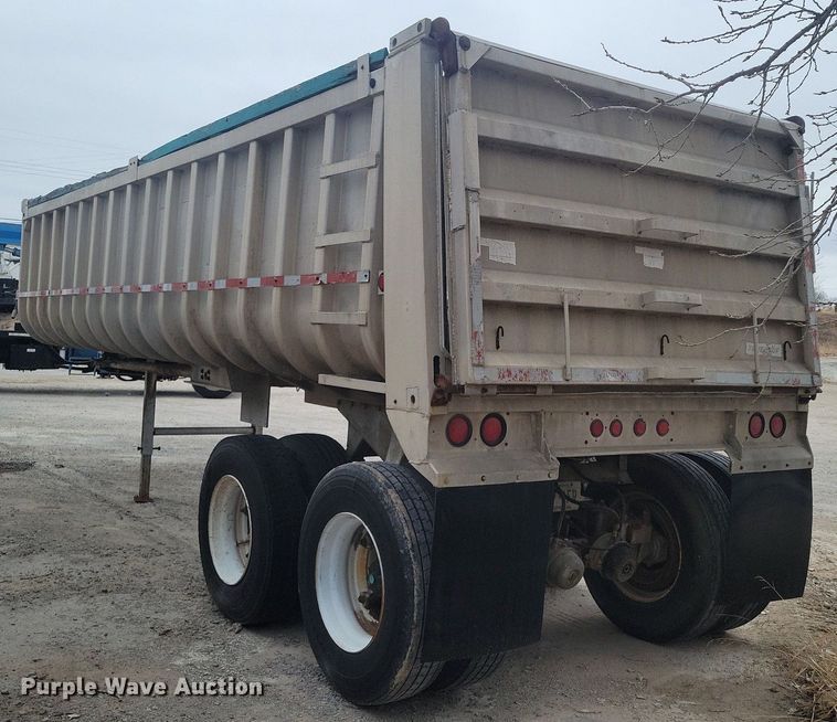 image for item DM2559 1974 Fruehauf  end dump trailer