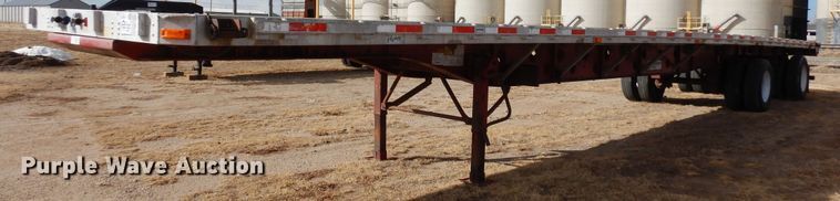 image for item DN6280 2009 Transcraft Eagle RS2  flatbed trailer