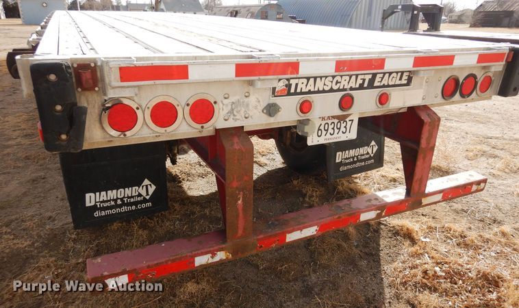 image for item DN6280 2009 Transcraft Eagle RS2  flatbed trailer
