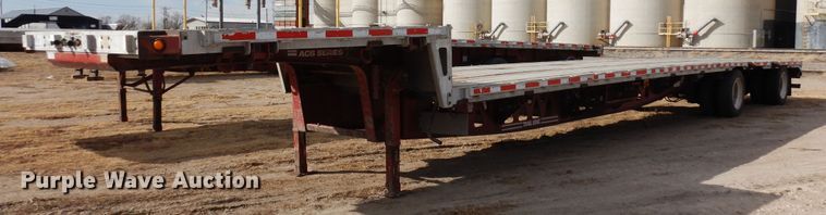 image for item DN6281 2009 Trail King TK80ACS-532  drop deck trailer