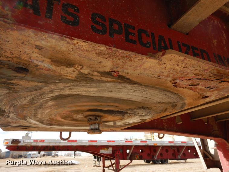 image for item DN6281 2009 Trail King TK80ACS-532  drop deck trailer