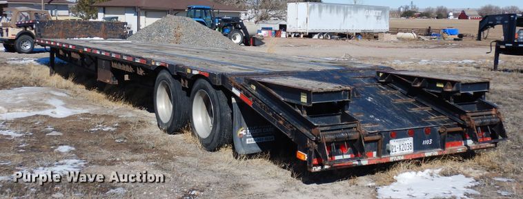 image for item DN6290 2005 Transcraft DTL-2100  drop deck equipment trailer
