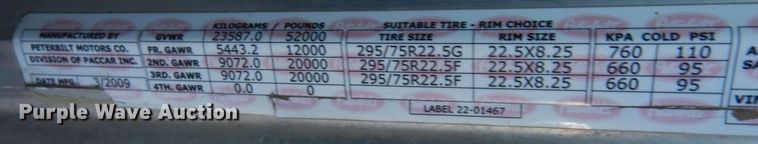 image for item DN6302 2010 Peterbilt  389 winch truck